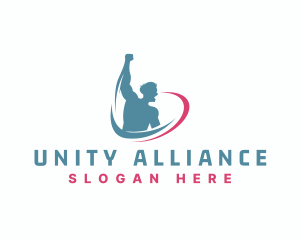 Union - Humanitarian Success Union Man logo design