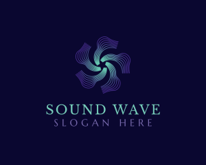 Star Wave Circuit logo design