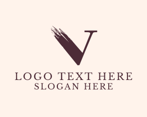 Letter V Advisory Logo