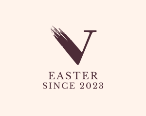 Painter - Letter V Advisory logo design