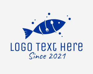 Trout - Fish Buffet Restaurant logo design