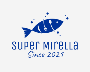 Tuna - Fish Buffet Restaurant logo design