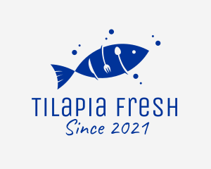 Tilapia - Fish Buffet Restaurant logo design