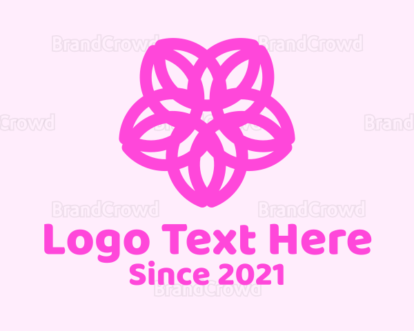 Beauty Cosmetic Flower Logo