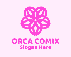 Beauty Cosmetic Flower Logo