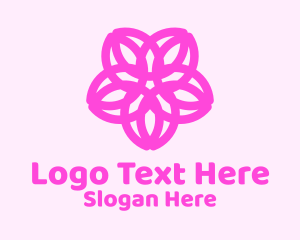 Beauty Cosmetic Flower Logo