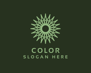 Yoga - Green Mandala Wellness logo design