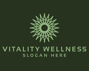 Green Mandala Wellness logo design