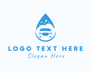 Detergent - Car Wash Droplet logo design