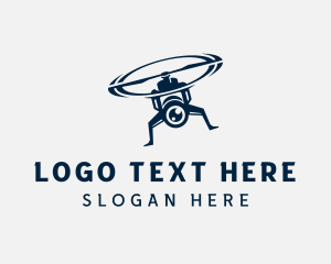 Videography - Drone Camera Tech logo design