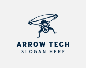 Drone Camera Tech logo design