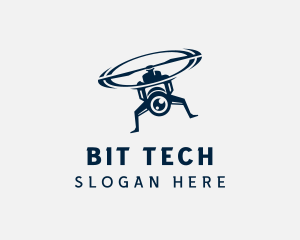 Drone Camera Tech logo design