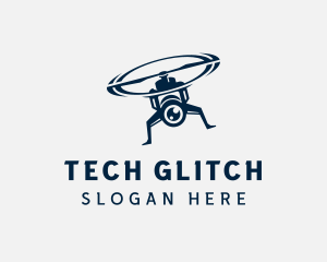 Drone Camera Tech logo design