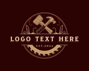 Hammer - Hammer Carpentry Woodwork logo design