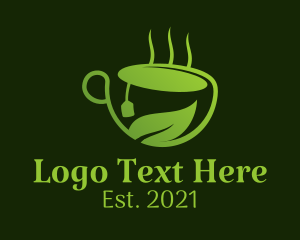 Flower Tea - Natural Herbal Tea logo design