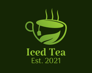 Natural Herbal Tea logo design