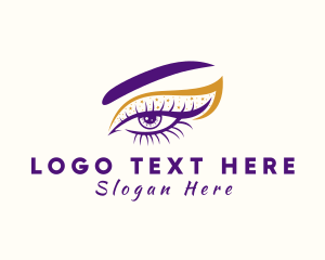 Threading - Sparkling Beauty Eyelash logo design