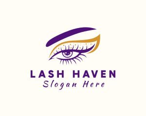 Sparkling Beauty Eyelash logo design