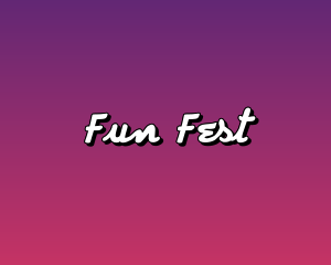 Fest - Cool Retro Disco logo design