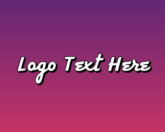 Disco Text Font Logo
