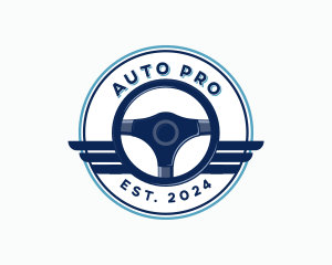 Automotive - Automotive Steering Wheel logo design