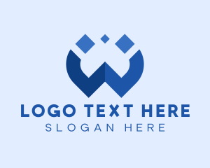 Modern Company Letter W  Logo