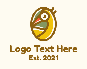 Coastal - Tropical Toucan Bird logo design
