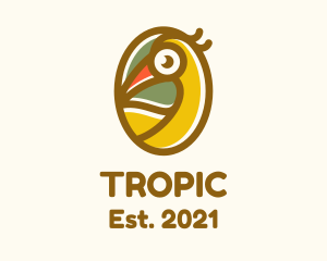 Tropical Toucan Bird logo design