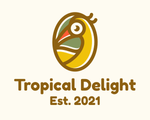 Tropical Toucan Bird logo design