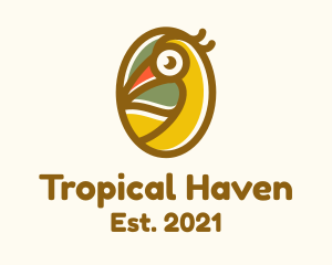 Tropical Toucan Bird logo design