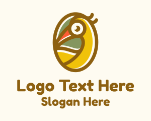 Tropical Toucan Bird Logo