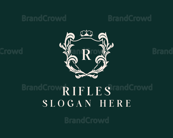 Crown Floral Royalty Logo