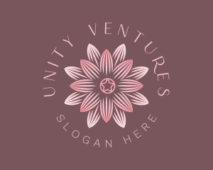 Lotus Flower Spiritual Beauty Logo