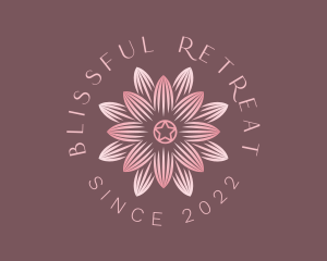 Lotus Flower Spiritual Beauty logo design