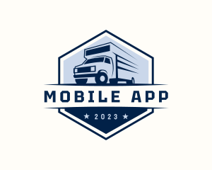 Truck Moving Haulage Logo