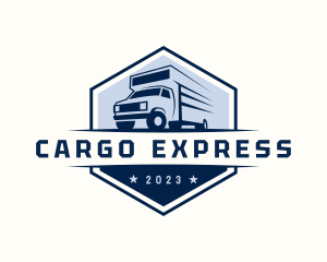 Truck Moving Haulage logo design