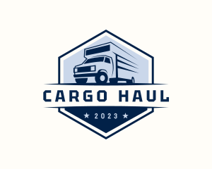 Truck Moving Haulage logo design