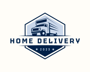 Truck Moving Haulage logo design