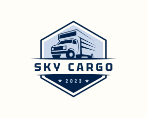 Truck Moving Haulage logo design