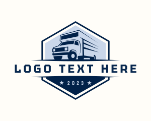 Cargo - Truck Moving Haulage logo design