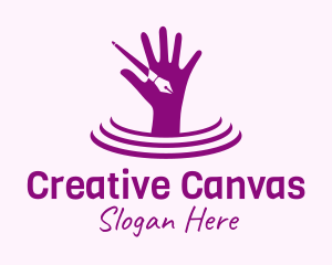 Artist - Artist Hand Pen logo design