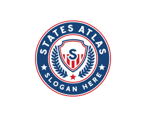 American Veteran Shield logo design