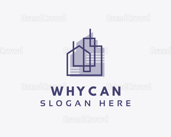 Home Building Architecture Logo