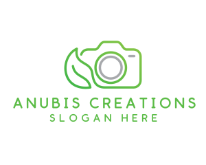 Nature Camera Outline logo design