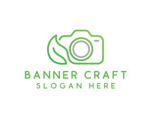 Nature Camera Outline logo design