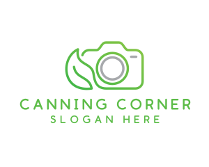 Nature Camera Outline logo design