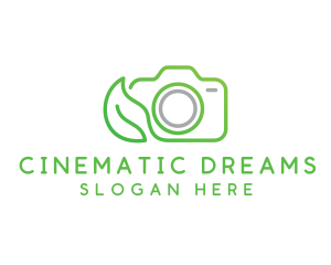 Nature Camera Outline logo design