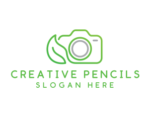 Nature Camera Outline logo design