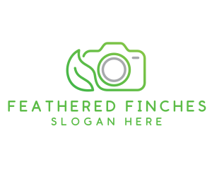 Nature Camera Outline logo design