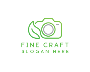 Nature Camera Outline logo design